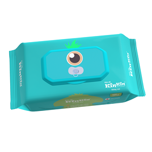 Toallitas Húmedas para Bebés con Gluconato, Prevención de Erupciones, Limpieza, 100 Piezas, Tela No Tejida, Antibacterianas con Clorhexidina, Marca Kinkin - Product Image 1