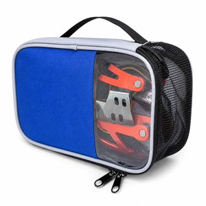 Crampons à neige en acier durables à 12 dents, version anti-dérapante pour la marche - Noir/Bleu Noir/Gris Certifiés CE pour l'hiver, l'automne et l'été - Product Image 5