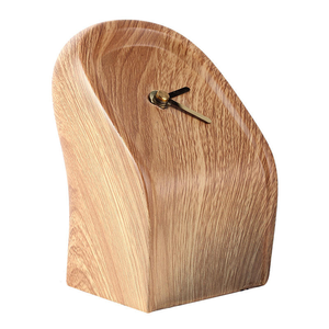 Reloj de Escritorio Analógico Nórdico Moderno y Sencillo con Diseño de Vetas de Madera para Decoración de Sala de Estar y Dormitorio - Product Image 1