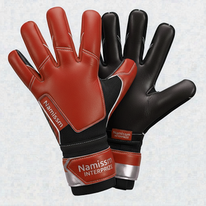 Gants de gardien de but professionnels avec drapeaux des États-Unis et d'Australie, look sportif, équipement de football réaliste, gants de gardien de but de football. - Product Image 4