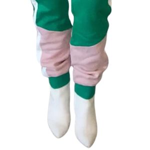 Conjunto Deportivo Color Block AKA para Mujer, Verde y Rosa, Sudadera con Capucha y Pantalones Jogger, Ropa Casual para Hermandades Griegas - Product Image 6