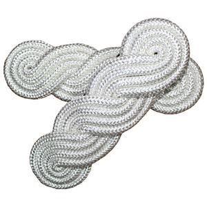 Épaulettes de qualité supérieure personnalisées, brodées or et argent, en Mylar, de luxe, pour uniforme, en laine, faites à la main - Product Image 6