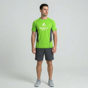 Camiseta Deportiva Cómoda para Hombre - Transpirable y Ligera - Ideal para Fitness y Entrenamiento - Personalizable - Product Image 1