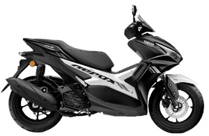 Scooter Aerox 155CC BSVI OBD2 noir métallique de l'inde - Product Image 3