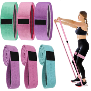 Bandas de resistencia para ejercicios con logo personalizado, banda elástica para cadera de tela de poliéster, banda para glúteos, gimnasio, fitness, resistencia, ecológica - Product Image 2