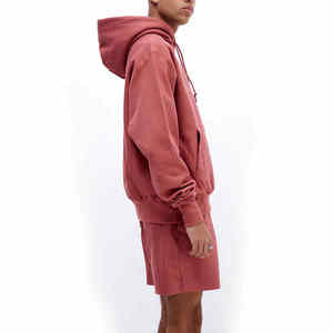 Conjunto de Sudadera con Capucha y Pantalones Cortos Vintage para Hombre, Moda 2026, Hecho a Medida, Dos Piezas, en Venta, Ropa Casual Masculina - Product Image 4