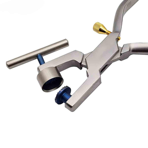 Outil chirurgical dentaire de qualité supérieure en acier inoxydable avec poignée dorée, broyeur d'os, instrument d'implantation, réutilisable, robuste, autoclavable - Product Image 2