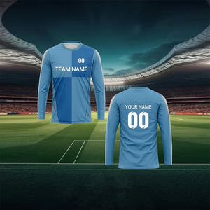 Camiseta de Manga Larga para Hombre, Sublimada, de Alta Calidad, Tejida, 100% Poliéster, Ecológica y Transpirable, Estilo Urbano, Verano - Product Image 2