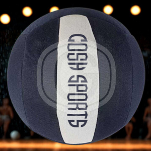 Fournisseur de ballons de dodgeball en tissu noir et jaune personnalisés |   Fabricant, exportateur et fournisseur de dodgeball - Product Image 3