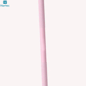 Salon-Quality Nail Grooming Stainless Steel Cuticle Pusher with Comfortable Pink Anti Grip Professional Nail Cuticle Pusher <b>Tool</b> - Product Image 5