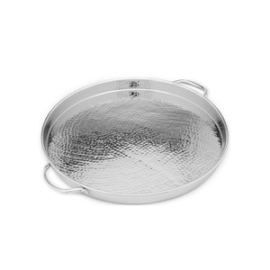 Plat de service moderne en acier, conçu pour présenter les repas avec élégance, doté d'une structure robuste et d'une praticité quotidienne - Product Image 6