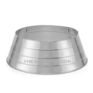 Modern Style <b>Tree</b> Collar Home <b>Garden</b> Metal Iron Natural Galvanized Christmas Decor for <b>Tree</b> Blank Sublimation - Product Image 6