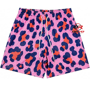 ORVO Sports Men's Cow Print Board <b>Shorts</b> Quick Dry Drawstring Mid Waist 100% Polyester Casual Swim Trunks - Product Image 6