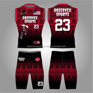 7v7 Uniform <b>Compression</b> Fit Fully Sublimation Flag Football Uniform Quick Dry Breathable Youth 7on7 Uniform - Product Image 1