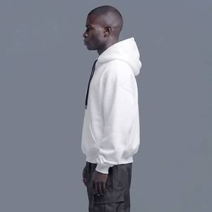 Sudadera con Capucha Extra Grande Personalizada para Hombre, 100% Algodón, Corte Holgado, Lisa, Informal, Sudadera con Capucha de Tela Gruesa, Sudaderas con Logotipo Personalizado en Venta - Product Image 3