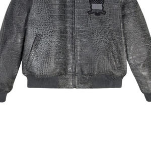 Chaqueta de Cuero Avirex para Hombre al Mejor Precio, Chaqueta de Invierno Premium de Cuero Genuino, Resistente al Viento e Impermeable, Teñido Liso, Todas las Tallas Disponibles - Product Image 5