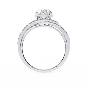 Oval Cut Diamond Engagement Ring <b>White</b> Gold Natural GIA Certified Luxury Women's Jewelry - Product Image 4