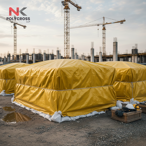Bâche de chantier haute performance en PVC robuste pour projets de construction, sites industriels et stockage de matériaux - Product Image 5