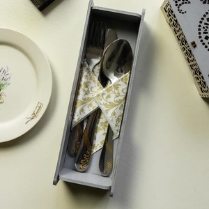 Caja de regalo con soporte para cucharas de madera, organizador de mesa para restaurante, bandeja duradera para cubiertos para cafetería y bistró, cubertería moderna al por mayor - Product Image 4