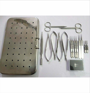 Surgical Stainless Steel Basic Micro Hand Surgery Instruments Set Micro <b>Needle</b> Holder Dissecting Scissors CE ISO Instruments - Product Image 4