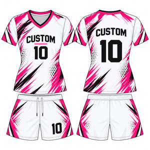 High Quality Custom Adult Football Uniform for Soccer Team Digital Print Jersey 100% Polyester Breathable Moisture-Wicking - Product Image 1