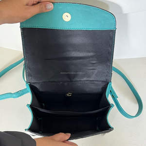 Sac à main pour femme de marque, nouveau modèle 2026, sac à main personnalisé, artisanal, en cuir de vache, sac bandoulière avec rabat à carreaux, style western - Product Image 6
