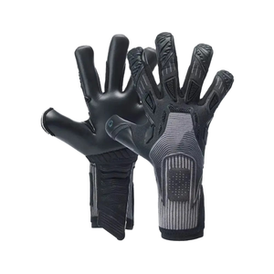 Gants de gardien de but de football pour hommes avec grip en latex haute performance et fermeture de poignet pour les matchs de football - Product Image 1