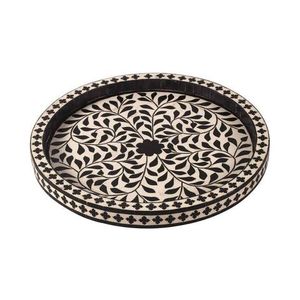 Bandeja de Resina con Incrustaciones de Hueso de Excelente Diseño, Pieza de la Más Alta Calidad y Accesorios para el Hogar y la Cocina - Product Image 1