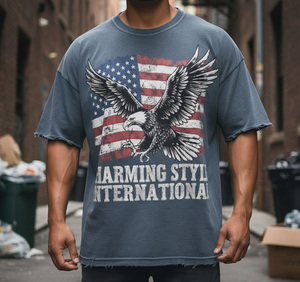 Custom High Quality 100% Cotton <b>Tshirt</b> for Men or Unisex Anti-Wrinkle & Breathable Soft Knitted Fabric - Product Image 5