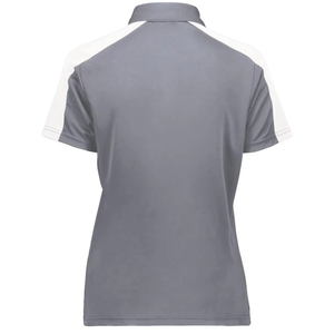 Polo Gris de Algodón de Alta Calidad para Mujer, Ropa Casual Elegante, Corte Ajustado, Personalizable con su Propio Logotipo, Ligero para el Verano - Product Image 2