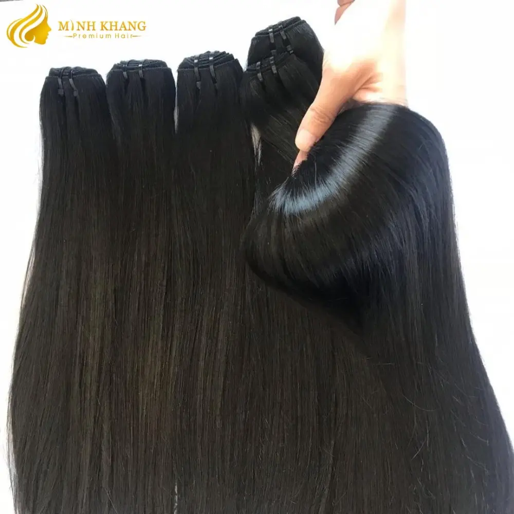Cheveux crus naturels vietnamien 100% cheveux crus d'un seul donneur quantité minimale de commande 300 grammes, expédition dans le monde entier
