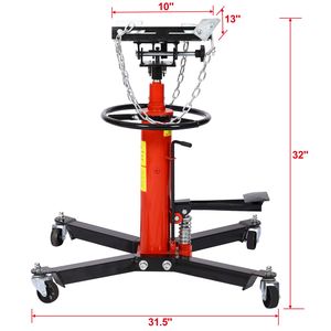 Martinetto Idraulico a 2 Stadi da 750 kg (0,75 Tonnellate) con Rotazione a 360 Gradi per Sollevamento Auto e Giunti di Trasmissione - Product Image 2