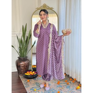 Hermosa parte superior e inferior de ropa de fiesta con Conjunto elegante de tamaño Dupatta XL - Product Image 4