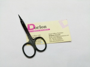Premium Quality <b>Eyebrow</b> Scissors <b>Trimmer</b> Stainless Steel Brow Beauty Scissors Custom Logo Spring Scissors Best Makeup Scissor - Product Image 5