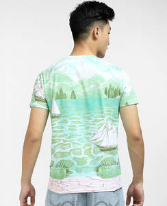 T-shirt vierge de vêtements de rue T-shirt surdimensionné à épaules tombantes impression personnalisée de haute qualité T-shirt en coton respirant lourd - Product Image 1