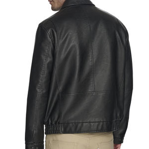 Veste en cuir pour homme de style vintage de bonne qualité à vendre, nouvelle arrivée, coupe ajustée, respirante, veste en cuir décontractée pour homme pour l'hiver - Product Image 2