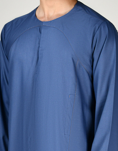 Elegant Casual <b>Men</b> <b>Thobe</b> Premium Tailored Arabic Jubba High Quality Islamic Robe Traditional Long Sleeve Cotton Hooded Muslim - Product Image 6