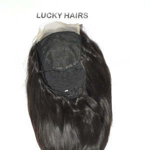 Lucky Hairs Virgin Remy Indian <b>Human</b> Hair <b>Wig</b> Modern Blunt Cut Soft Natural Texture Chic Women Movement Hair Weaving Machine - Product Image 2