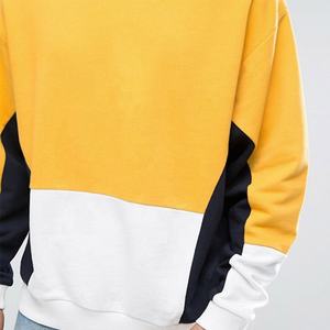 Wholesale Custom Logo Men Long Sleeve Crew Neck Pullover Sweatshirt <b>Jumpers</b> Unisex Men Cotton Fleece Drop Shoulder Sweatshirt - Product Image 4
