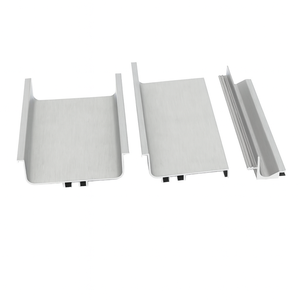 โปรไฟล์อลูมิเนียมแบบฝัง โปรไฟล์รางสี่เหลี่ยม โปรไฟล์มือจับแบบ Gola สำหรับตกแต่งตู้ครัว ตัดตามสั่ง - Product Image 5