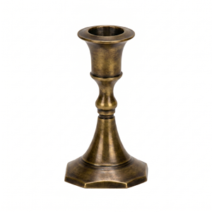 Ensemble de 6 bougeoirs coniques en laiton, métal durable, décoration d'intérieur, design moderne, collection mariage, design brillant - Product Image 3