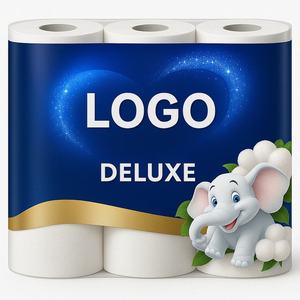Wholesale Recycled Toilet <b>Paper</b> 4 Ply Restaurant Toilet <b>Paper</b> <b>Roll</b> High Quality Bathroom Tissue Supplier Manufacturer - Product Image 1