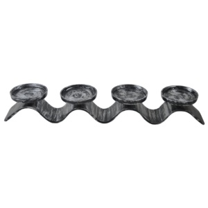 Hanging Aluminum <b>Tea</b> Light Holder Black Painted Waterproof Decorative Candle <b>Stand</b> for Indoor Home Villa Dinner Wedding - Product Image 2