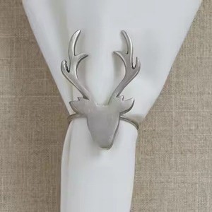 Porte-serviettes en métal de qualité supérieure, accessoire décoratif pour la table, idéal pour les hôtels, les mariages, les restaurants et les événements - Product Image 4