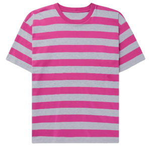 เสื้อโปโลผู้ชายแขนสั้นลายทาง ผลิตตามสั่ง OEM ผ้าโพลีเอสเตอร์ 92% สแปนเด็กซ์ 8% แห้งเร็ว ลายทางกว้าง หนานุ่ม - Product Image 3