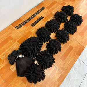Magnifiques extensions de cheveux humains Remy vietnamiens avec boucles rebondissantes, trame invisible, 8-32 pouces, 100 grammes, 100% cheveux vierges - Product Image 1