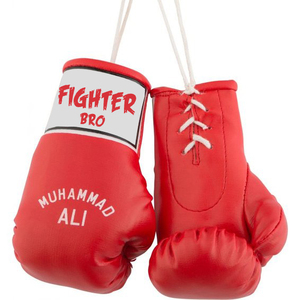 Gants de boxe suspendus au rétroviseur de voiture en cuir artificiel pour la gym, la boxe, le karaté, l'entraînement et la décoration intérieure de voiture - Product Image 2