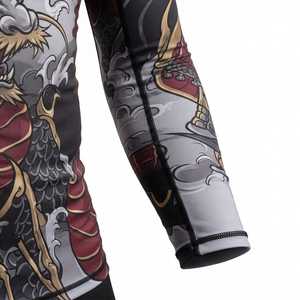 Meilleures ventes : Rashguard de natation pour homme à manches longues, respirant, imprimé, avec protection solaire, en Spandex/Polyester 120g, faible MOQ - Product Image 4