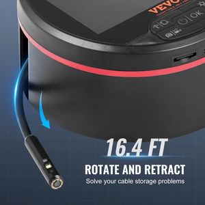 Industrial Endoscope with 4.3\" <b>IPS</b> Screen Triple Lens Borescope <b>Camera</b> & 8+2 Lights IP67 Waterproof Snake Inspection <b>Camera</b> - Product Image 4