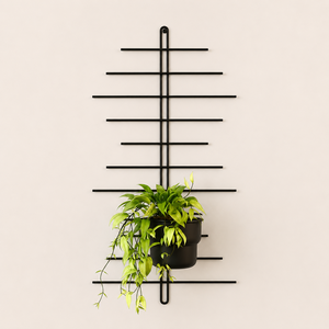Wholesale Modern Black Metal <b>Wall</b> Mounted Plant Holder <b>Garden</b> <b>Planter</b> Set for Indoor Home Decor and Urban Outdoor Balconies - Product Image 3